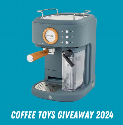 Coffee Toys Giveaway #4: Swan Espresso Machine Nordic Grey - 