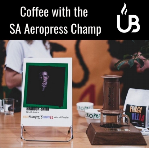 Coffee with SA AeroPress Champ in Bloemfontein - 