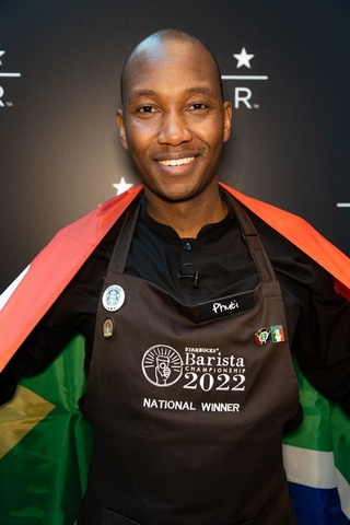 Congratulations to Phuti Mmotla who just became the Starbucks EMEA Champion!!!! - <p>Wow!

What an incredible win for South African Starbucks Barista Champ Phuti Mmotla!



Each year Starbucks EMEA runs its internal Barista Championship and gives the National Winners the chance ...</p>