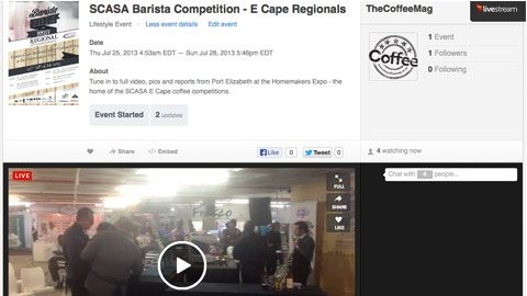 Eastern Cape Regionals LIVE - Are you ready? The Eastern Cape is about to surprise you with their wealth of barista talent, watch it LIVE now!