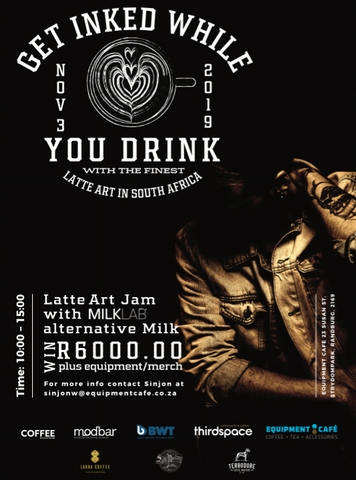 Get Inked while you Drink (Coffee) - <p>



On Sunday the 3rd of November Equipment Cafe will be celebrating the sub-culture of body art within the coffee industry, and the freedom of expression that this beautiful industry allows ...</p>