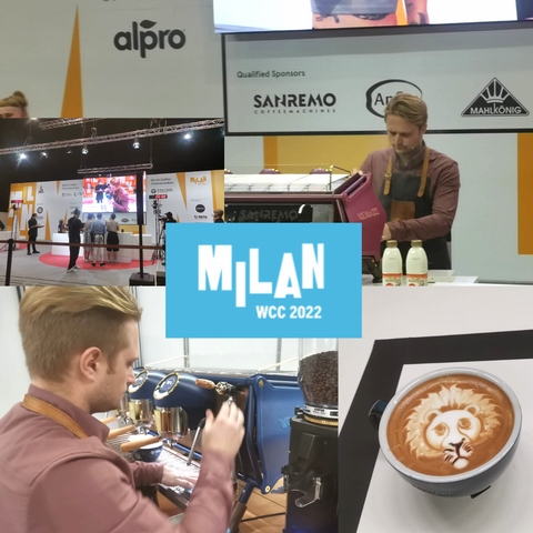 Jeff Stopforth at the World Latte Art Championships - <p>We caught up with Jeff Stopforth, South African National Latte Art Champion, after he competed in the World Latte Art Championship stage on 23rd June 2022 in Milan.



"It's been such an ...</p>