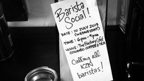 KZN Barista Social! - The baristas pulled in to Colombo Coffee and Tea and socialised. And everyone got pumped about competing! Watch the VIDEO here!