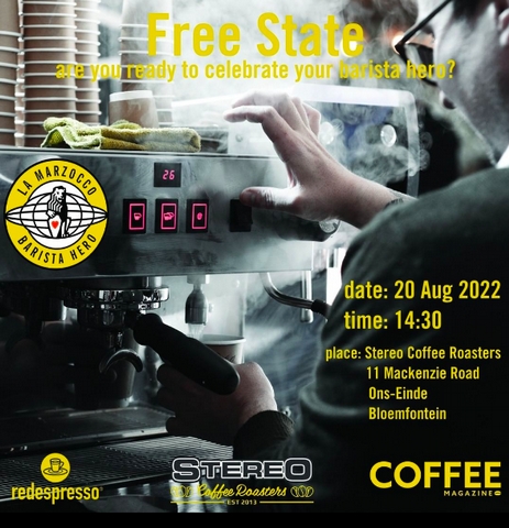 La Marzocco Barista Heroes moves to the Free State! - It's time to vote for your favourite baristas in the Free State! Get involved.