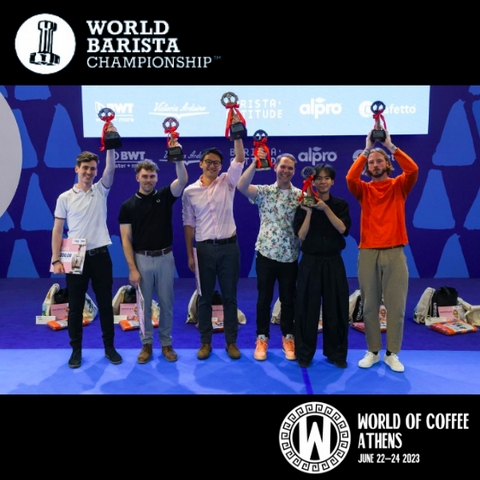 New World Coffee Champions crowned at World of Coffee, Athens 2023 - <p>Words by Iain Evans


The dust is finally settling after an epic 4 days in Athens at SCA's World of Coffee and the World Coffee Competitions (WCC) and it was incredible to see a close knit crew...</p>