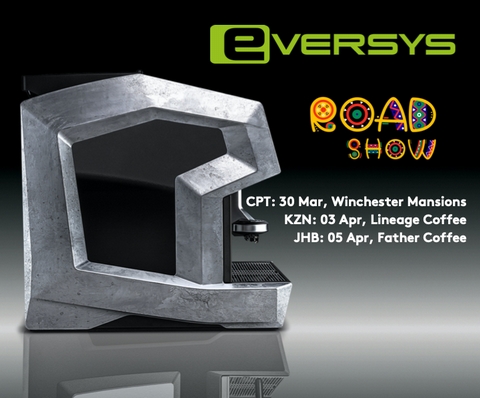 The Eversys Roadshow: CT, Durban, JHB - <p>We often talk about the future of coffee and if you want to see a real life example that the future is now, we suggest you get involved at one of these events across the country to celebrate the launc...</p>