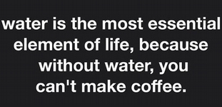 What can you do to save water when it comes to coffee?