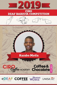 Karabo is an all time favourite in the coffee community with a sense of humor that makes everyone who meets him laugh! Karabo is competing in the competition for the first time this year and is very enthusiastic with his