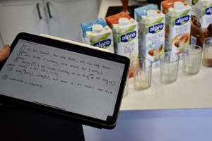 Our friend Rich's notes...he liked them all, especially the chocolate soya!