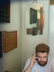 Beard. Hat. iPhone.