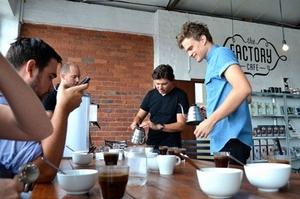 We were very lucky to taste this bean as it is fetching top dollar from some of the top roasters from around the world.