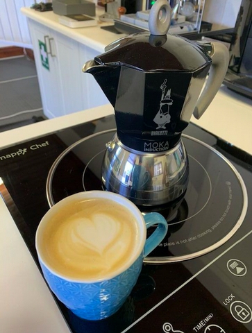 Bialetti Induction Moka. We explore this classic with a new twist. - <p>What exactly is induction cooking or heating and how is it different to a regular stove?

Induction cooking heats a cooking vessel by electrical induction, instead of by thermal conduction from a fl...</p>