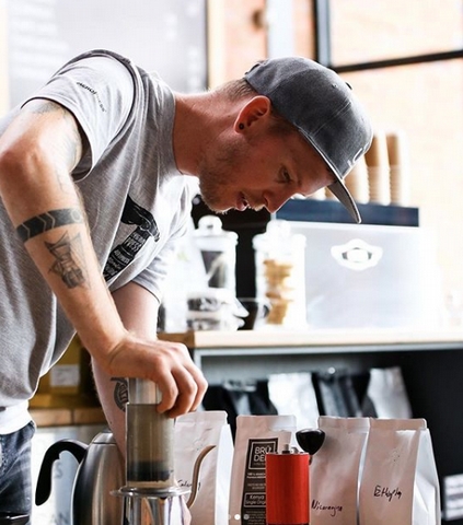 CMA Nominee Focus: Stevo Kuhn - <p>


Stevo Kuhn is a humble and passionate coffee professional with a gift for education and we are so excited to see where his journey takes him. He was nominated in the Barista Trainer of the Year ...</p>