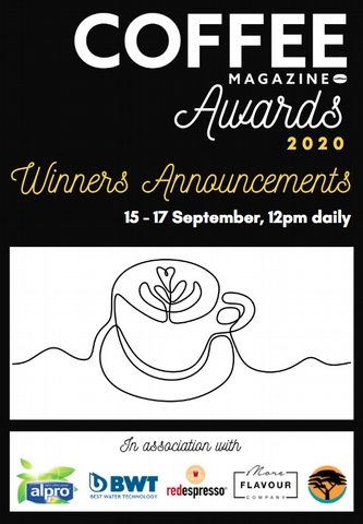 CMA Winner Announcements 2020: Schedule of Events - <p>

We are thrilled to be able to publish the dates, times and the format for this years highly anticipated Coffee Magazine Awards 2020 - in association with Alpro,  BWT,  Red Espresso, ...</p>