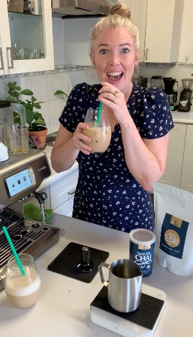 How to make an Iced Dirty Chai latte - <p>It is getting HOT.

One of Mel's favourite Red Espresso® products is the Spiced Chai Latte powder, but she still needs the caffeine kick as the heat makes her feel a little sluggish in the a...</p>