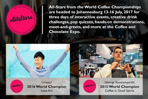 WIN TICKETS: The (Coffee) All Stars are coming to Johannesburg at the Coffee&Choc Expo! - <p>


Who the heck are the All Stars, you may ask?

Well, the World Coffee Events organisation is the team that runs the international coffee competitions including the World Barista Championship, W...</p>